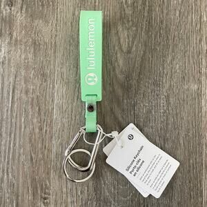 NWT Lululemon Silicone Keychain Citra Lime White